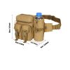 Tactical Waist Bag Denim Waistbag With Water Bottle Holder For Outdoor Traveling