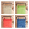 Polyester Hammock with Stand and Pillow for Outdoor  Multi color