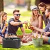 Large Picnic Basket Insulated Foldable Cooler Bag for Camping Picnic Travel
