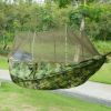 Heavy Duty 2-Person Hammock with Mosquito Net for Outdoor Camping