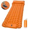 Outdoor Camping Sleeping Pad Inflatable Mattress With Pillows Ultralight Air