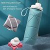 Durable Collapsible Water Bottles, BPA Free Silicone 