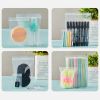 100 Pcs Plastic Resealable Zipper Bags for Restaurant Supplies