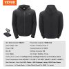 VEVOR Heated Hoodie Sweatshirt Unisex with Battery for Men and Women