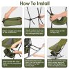 Portable Camping Rocking Chair 198LBS Weight Capacity Included Carry Bag High