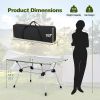 Adjustable HeavyDuty Outdoor Folding Camping Table