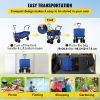 VEVOR Extra Large Collapsible Garden Cart with Removable Canopy Folding Wagon
