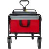 VEVOR Wagon Cart Collapsible Folding Cart with 176lbs Load Outdoor Utility