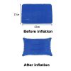 Portable Fold Inflatable Air Pillow Outdoor Travel Sleeping Camping PVC Neck