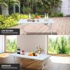 Portable 6ft Folding Plastic Table for Camping, Picnics, Parties, and Dining