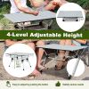 Adjustable HeavyDuty Outdoor Folding Camping Table