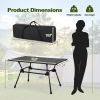 Adjustable HeavyDuty Outdoor Folding Camping Table