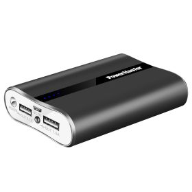 12000mAh Portable Charger with Dual USB Ports & 3.1A Output (Color: Black)