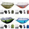 Camping Hammock with Mosquito Net Ultralight Portable Nylon Outdoor Windproof
