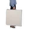 US Stock Home Use Aluminum Alloy Portable Folding Table White Outdoor Picnic
