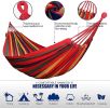 Outdoor Garden Camping Hammock With Straps  Durable Hammock Holds