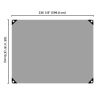 Heavy Duty Poly Tarp with Silver and Black Sides