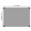Heavy Duty Poly Tarp with Silver and Black Sides