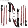 KORAMAN Collapsible Trekking Poles – Adjustable 37-43" Lightweight Hiking Sticks