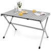 Portable Aluminum Camping Table for 4-6 People with Carrying Bag