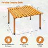 Folding Outdoor Camping Table with Carrying Bag