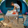 Portable Aluminum Camping Table for 4-6 People with Carrying Bag