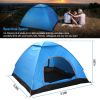 Waterproof Camping Tent for 4-Person Pop-Up Instant Setup