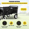 Collapsible Wagon Cart Folding Wagon Cart 176 lbs Load Beach Wagon OverSized