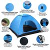 Waterproof Camping Tent for 4-Person Pop-Up Instant Setup