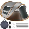 Pop-Up Camping Tent for 5-8 People with Automatic Setup and Waterproofing