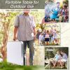 The Height Adjustable Folding Camping Table