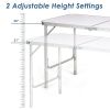 The Height Adjustable Folding Camping Table