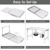 The Height Adjustable Folding Camping Table