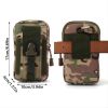 1pc Mens Denim Waist Bag for Outdoor Hiking & Cycling