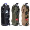 1pc Molle Water Bottle Bag Travel Camping Hiking Kettle Holder Carrier Pouch