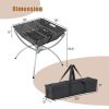 3-in-1 Camping Campfire Grill with Stainless Steel Grills