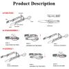 Multifunction Stainless Steel Camping Knife with Folding Design