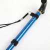 Foldable Lightweight Walking Stick Trekking Pole With Rubber Tip Adjustable