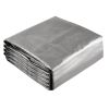 Heavy Duty Poly Tarp with Silver and Black Sides