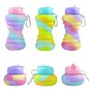 Collapsible Water Bottles for Outdoor Sports - 550ML Leakproof Design