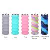 Foldable Silicone Water Cup for Travel, Cycling, and Running - 480ml