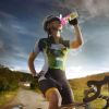 Fruit Infuser Water Bottle 32OZ Juice Shaker Sport with Flip Top Lid