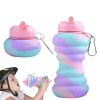 Collapsible Water Bottles for Outdoor Sports - 550ML Leakproof Design