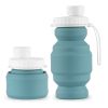 Portable Silicone Folding Cup 320ml Mini Outdoor Picnic Tableware Box Travel