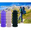 Retractable Water Bottle for Outdoor Sports - 500ml Portable Design