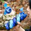 Collapsible Silicone Water Cup for Outdoor Sports - 500ml Capacity