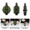 Collapsible Military Water Bottle Silicone Water Kettle Canteen with Compass