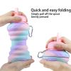 Collapsible Water Bottles for Outdoor Sports - 550ML Leakproof Design