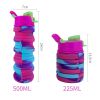 Collapsible Silicone Water Cup for Outdoor Sports - 500ml Capacity