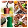 Multifunction Stainless Steel Camping Knife with Folding Design
